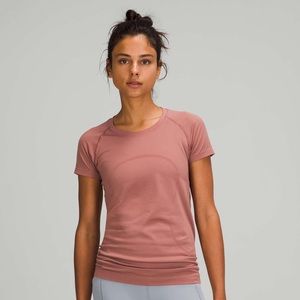 lululemon 🍋 Swiftly Tech Short Sleeve 2.0 / Spiced Chai / Pink / Tan / 20